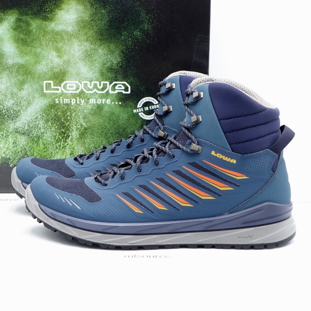NEW Lowa Axos GTX Mid Gore-Tex Waterproof Hiking Boot 310844-7920 Blue